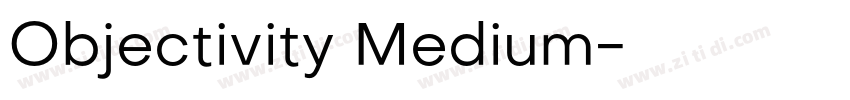 Objectivity Medium字体转换